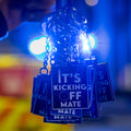 It's Kicking Off Mate Keychain