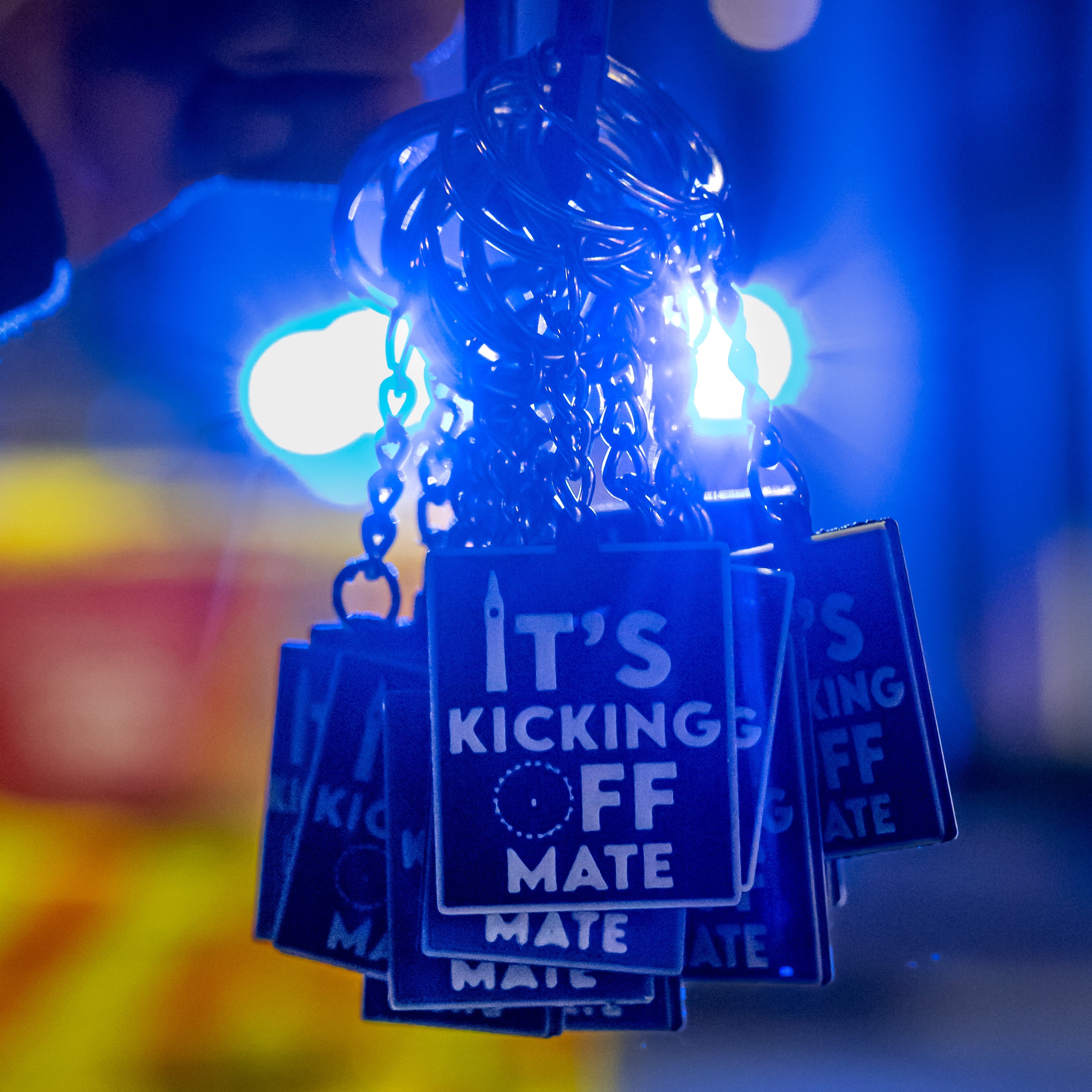 It's Kicking Off Mate Keychain
