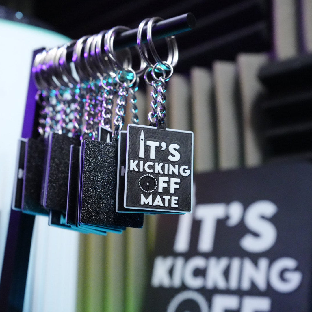 It's Kicking Off Mate Keychain